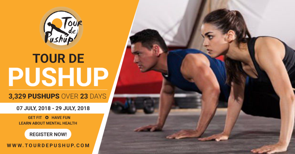 Tour de push up with Fitness Faster personal training studio