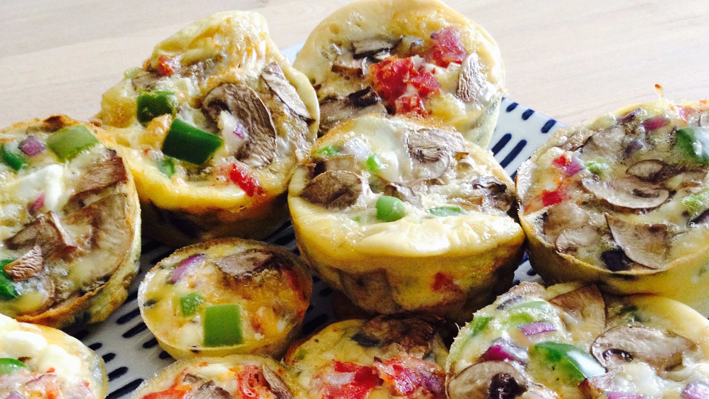 Healthy snack or breakfast – Egg muffins and Frittata.