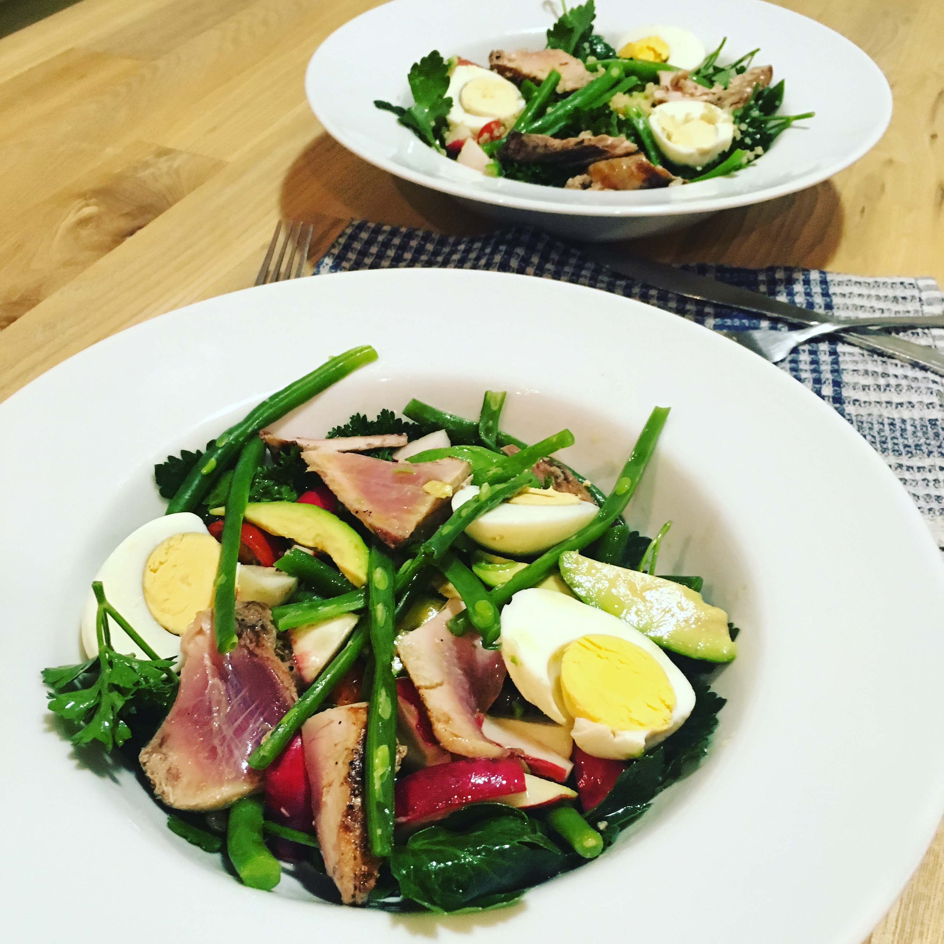 Salad Nicoise, delicious and healthy